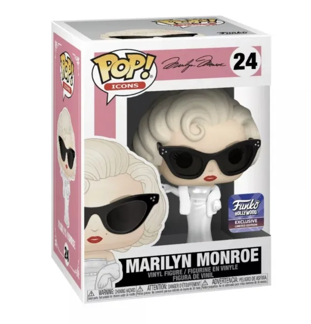 Marilyn Monroe Funko Pop Icons #24 VAULTED HOLLYWOOD EXCLUSIVE