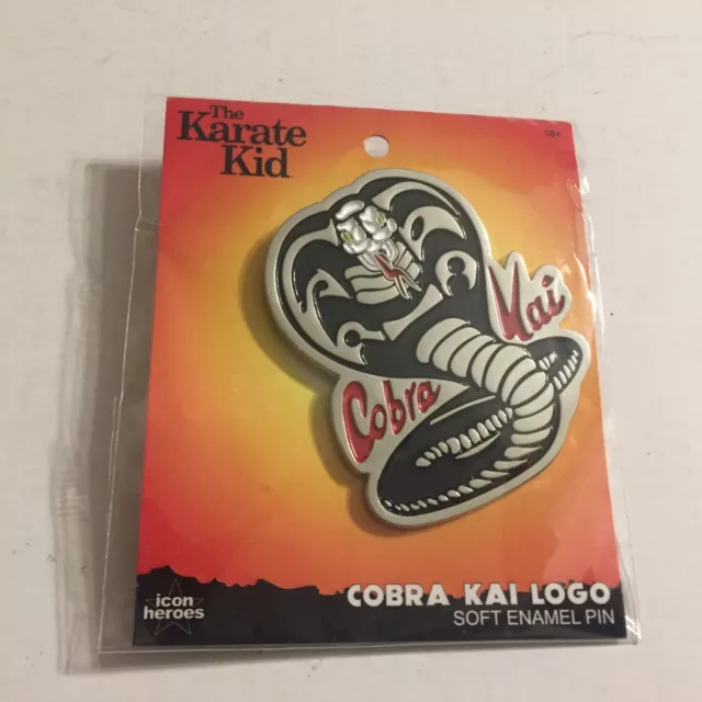 New San Diego Comic Con at Home Karate Kid Cobra Kai Silver Edition Pin