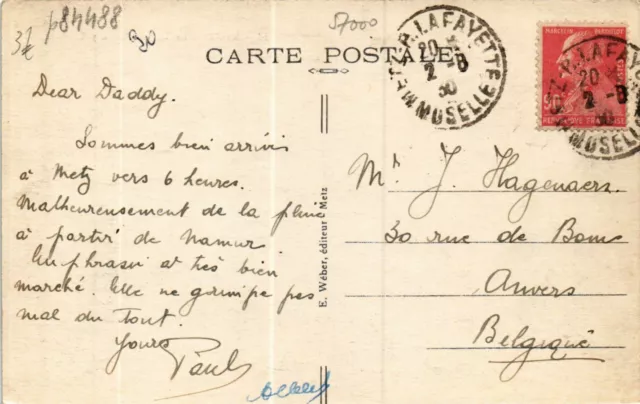 CPA Lorraine Moselle METZ Le Théatre Municipal (984488) 2