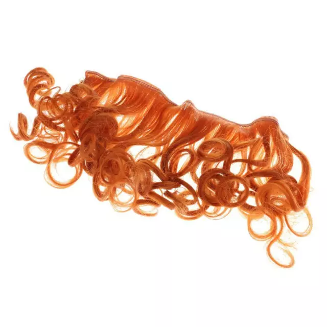 5pcs Curly Hairpiece 15cm Rinka Wigs High-temperature Wire Hair for Dolls