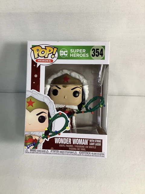 Funko Pop Heroes DC Holiday- Wonder Woman w/ Lights Lasso #354