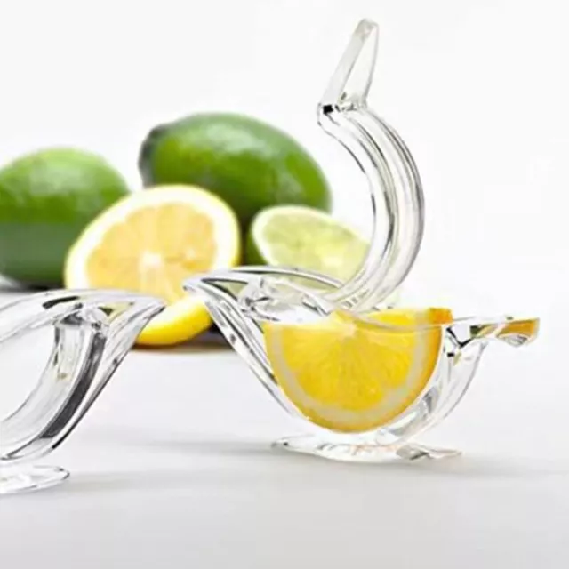 PP Manual Lemon Slice Squeezer Transparent Obstsuicer Zitronensuicer Clip -EL