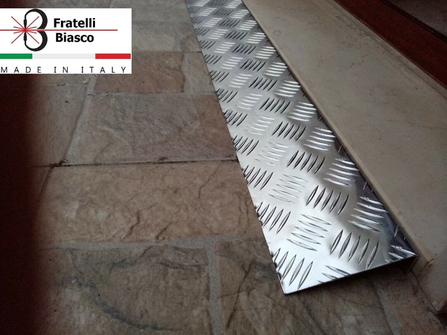 Rampa Di Soglia In Alluminio,per Porta/Moquette/Piastrelle/Pavimento