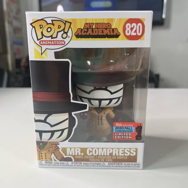 Funko Pop! Vinyl: My Hero Academia - Mr. Compress Exclusive W/ Protector