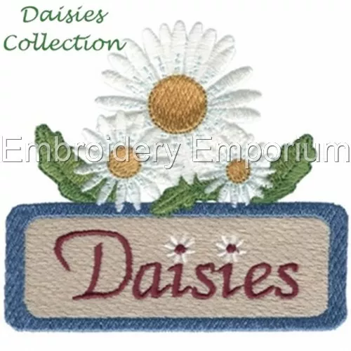 Daisies Collection - Machine Embroidery Designs On Cd Or Usb 4X4
