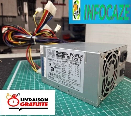 Alimentation PC Power Man IP-S400AQ3 400W - Occasion Fonctionnelle - Connecteurs SATA, MOLEX, PCI-e