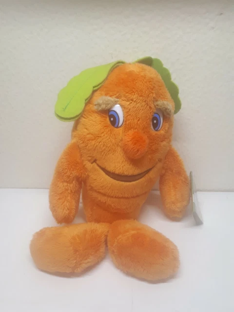 Doudou Peluche Lidl Playtive - Carotte Orange Et Verte - Occasion
