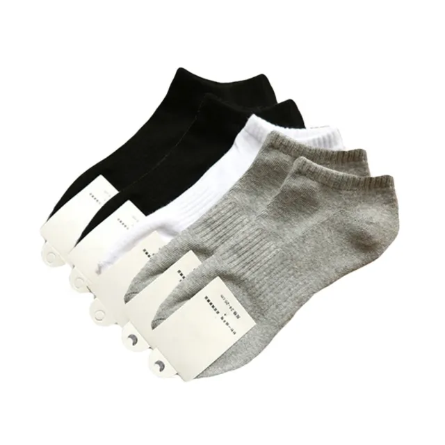 5 Pairs Socks Well-Absorbent Low Cut Anti-Skid Foot-ware for Sports Walking