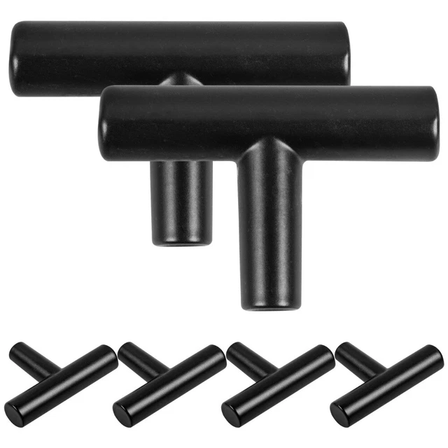 6 Pcs Closet Knobs Drawer Knobs Hardware Door Handle Black Vanity Stool Cupboard