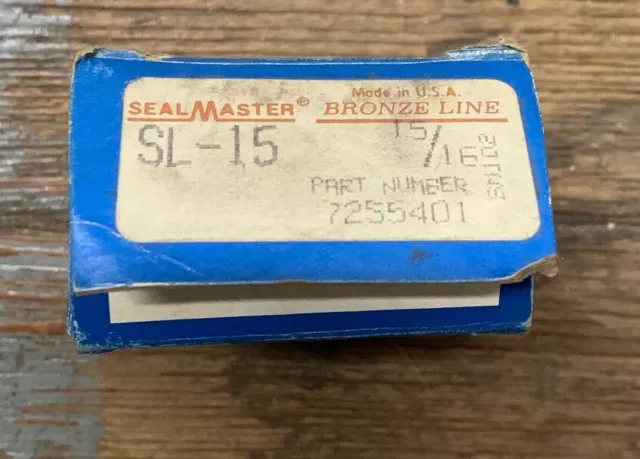 Sealmaster Sl-15 Ball Bearing Insert 7255401 New In Factory Package