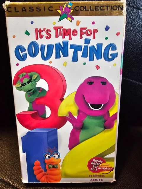 BARNEY - ITS Time For Counting (VHS, 1998) £5.21 - PicClick UK