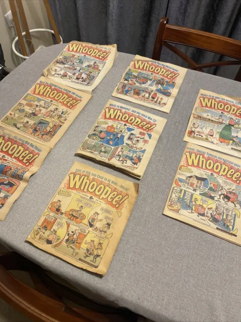 Whoopee! Comic Magazine 1976 X8 Beano Dandy 1980 1981