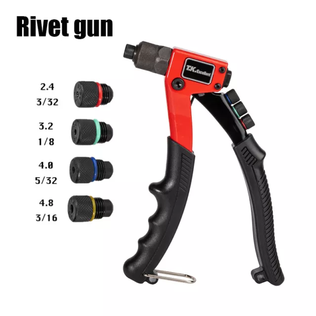 3 in 1 Rivet Gun Kit Rivnut Thread Setting Tool Nut Setter NutSert Metric  SAE US