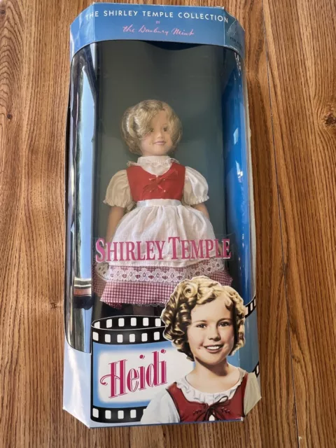 Danbury Mint Shirley Temple Heidi Doll 1996 14" in Box  