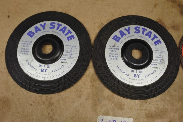 4 Grinder Discs Bay State Sever All & Manhattan 2
