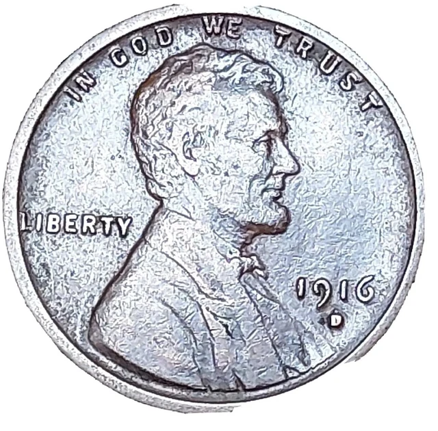 1916-D Lincoln Wheat One Cent Penny ~ Better Date
