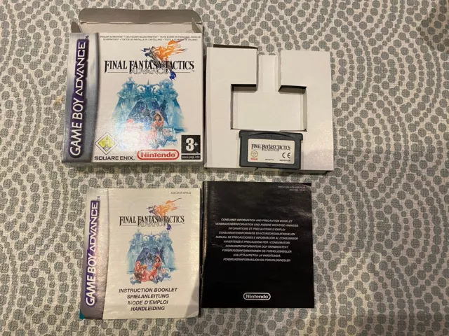 GBA Final Fantasy Tactics Advance Game PAL  Boxed + Manual TESTED Gameboy 2