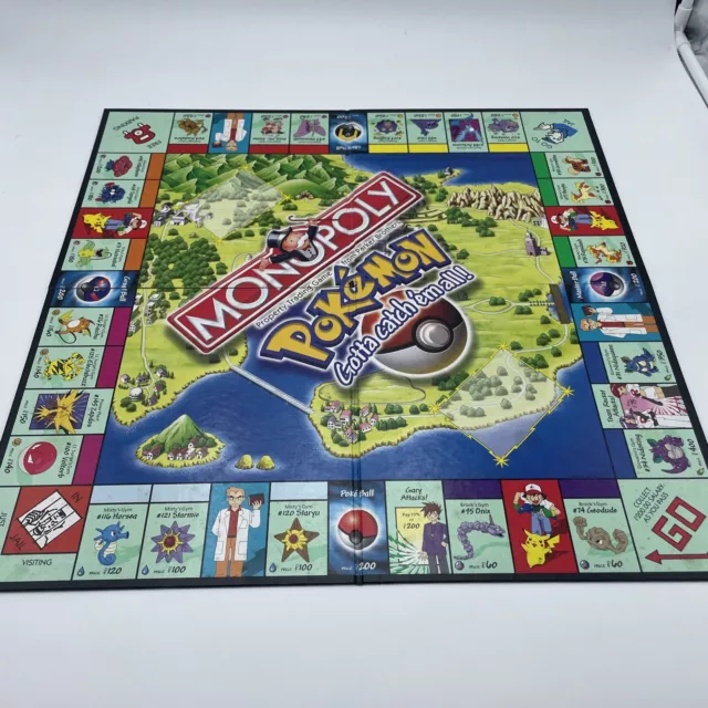 Monopoly Pokemon Collector Edition Board Game Replacement Board Only
