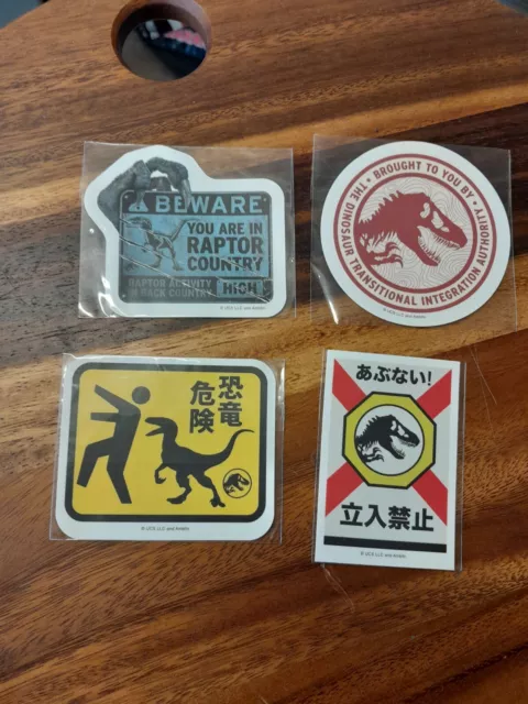 Jurassic Park Universal Studios Japan Sticker Set