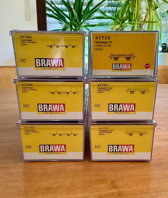 Brawa H0 84056 Nachrüstpackung Stecksockel, 5er-Set