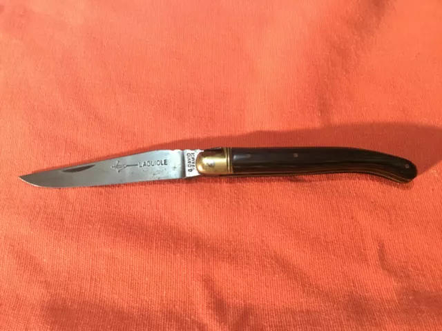 Couteau Le Thiers® lame Damas en olivier - Arbalète G.David