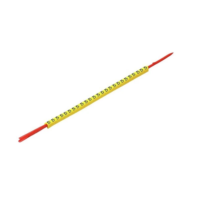 10 Stück Weidmüller Leitermarkierer CLI R 02-3 GE/SW A gelb 0560001638