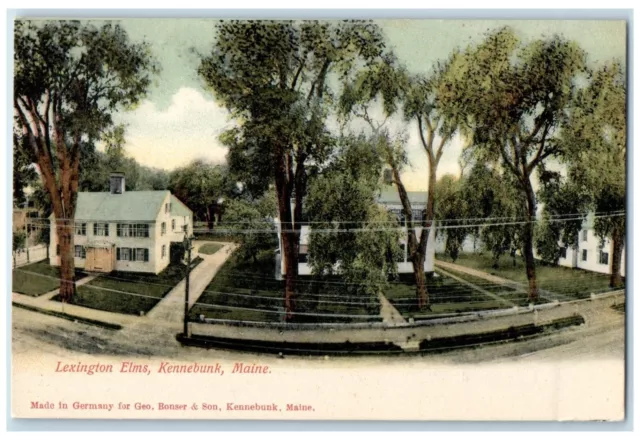 c1905 Lexington Elms Exterior Houses Kennebunk Maine ME Vintage Antique Postcard