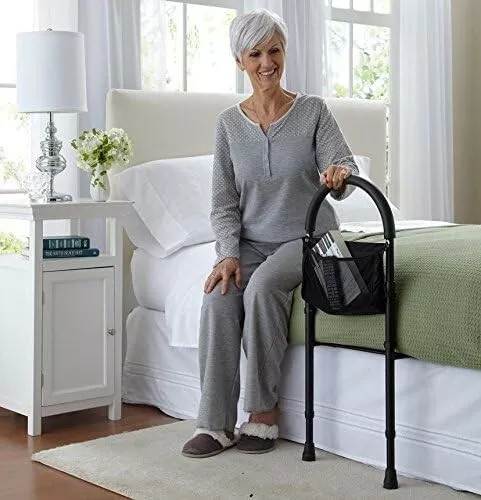 Bed Rail Bed Support Bar Mobility Aid Safety Grab Bar Handle for Elderly Adults