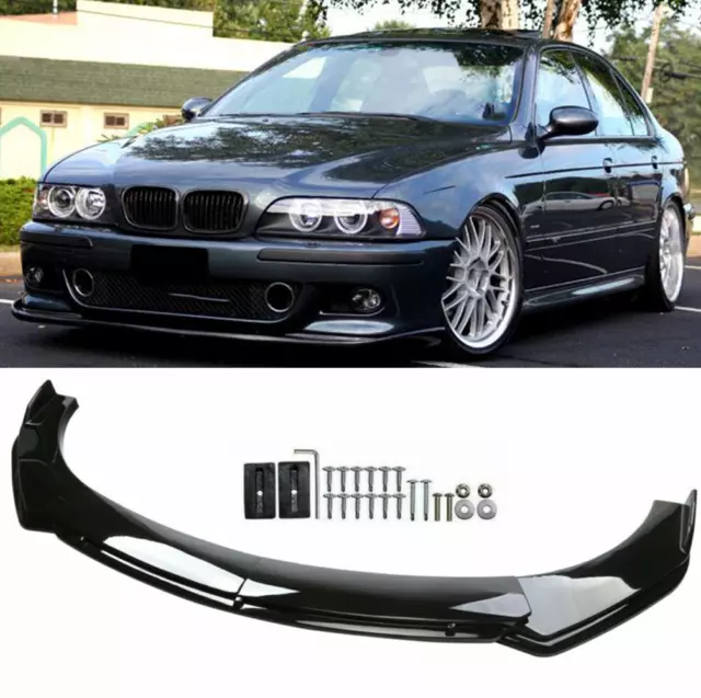 Glanz Schwarz Spoilerschwert Frontspoiler Lippe Front Spoiler für 5er E39 M5