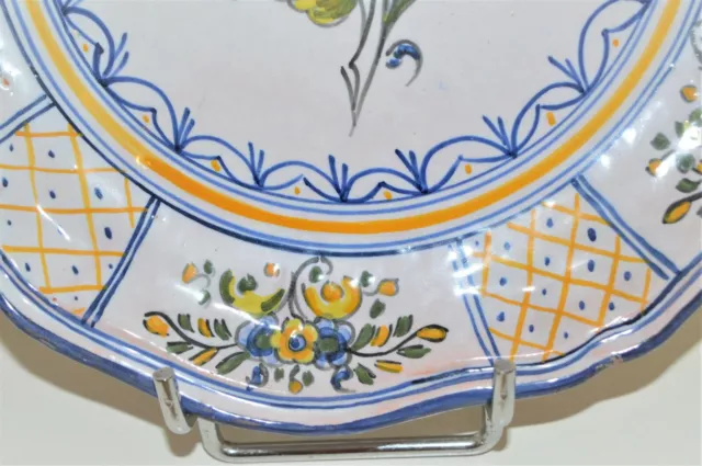 Assiette Ceramique Mave Talavera Decor  Fleuri Deco Collection Vitrine 6