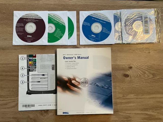 Dell Dimension 8300 Resource CDs & Manual