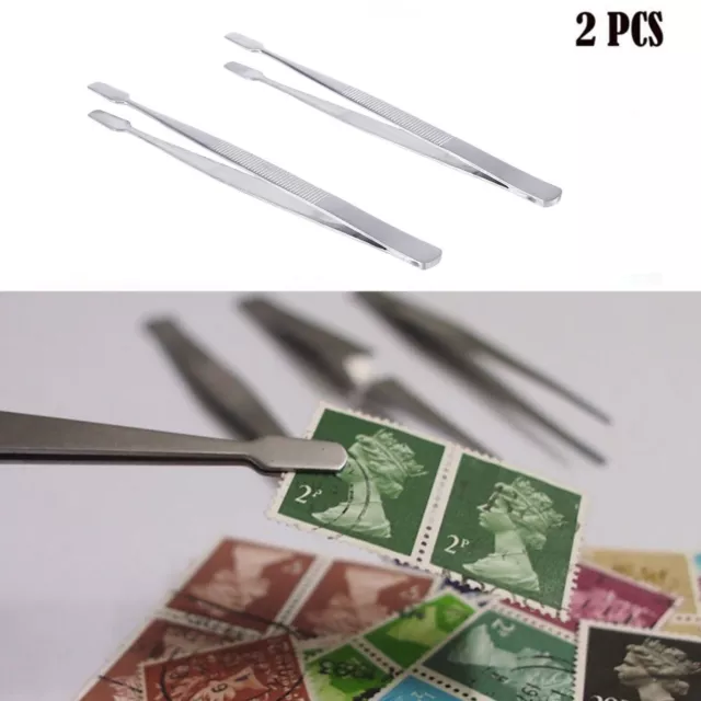 2er Briefmarken Pinzette Philatelie Sammlerwerkzeuge