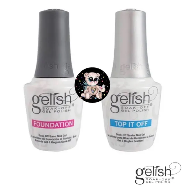 Harmony GELISH Top It Off or Foundation 15ml - Dynamic Duo - Gel Base & Top Coat