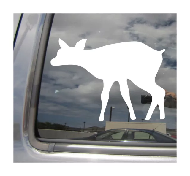 Fawn - Baby Deer Hunter Hunting Big Game - Car Vinyl Decal Sticker 04247