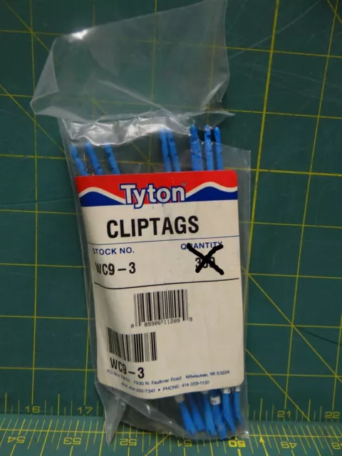 Hellermann Tyton Clip-Tags Wire Marker Number "3" *Lot of 270* 16ga to 10ga