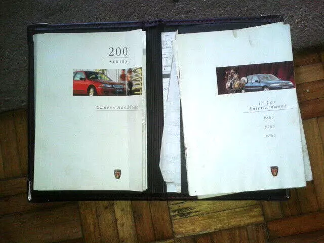 ROVER 200 SERIES OWNERS HANDBOOK in ROVER WALLET