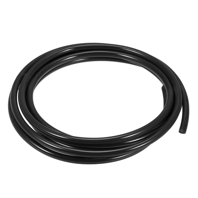Neumática Aire Tubería, 8mm OD x 5mm ID 118"PU Poliuretano Negro