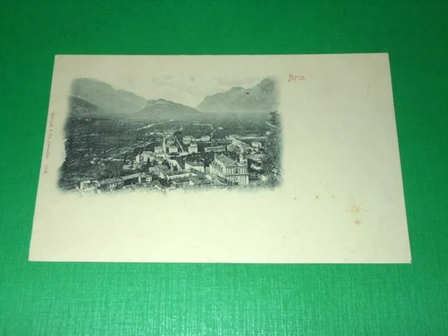Cartolina Arco ( Trento ) - Panorama 1900 ca