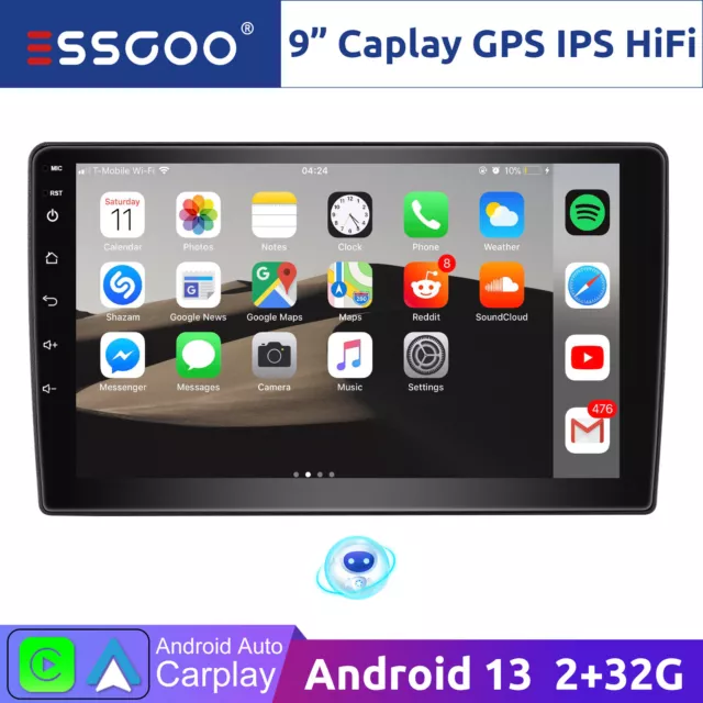 Carplay Autoradio GPS Navi Fiat Ducato/Peugeot Boxer/Citroen Jumper Android 13