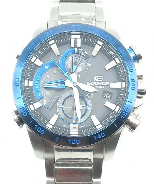 CASIO EDIFICE BLUETOOTH Race Lap Chronograph Watch Tough Solar EQB