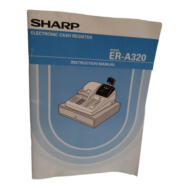 SHARP ELECTRONIC CASH register Era320 Instruction Manual EUR 13,23