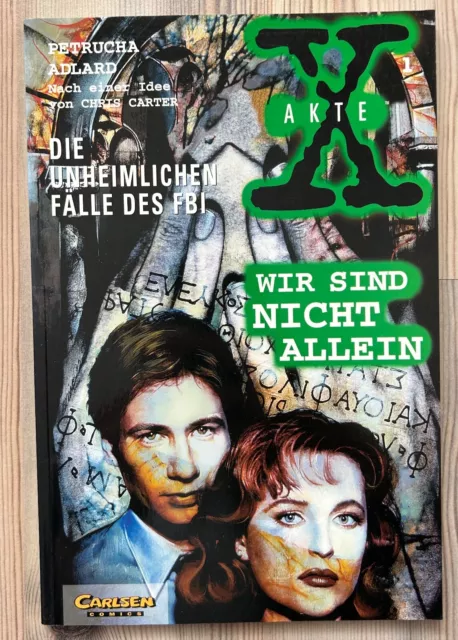 Akte X 01 - Wir sind nicht allein (Carlsen Verlag 1. Auflage 1996) Comic FBI T0P