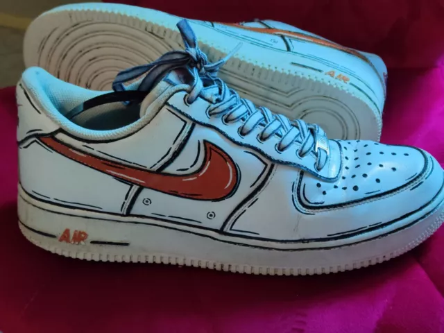 Cartoon off cheap white af1