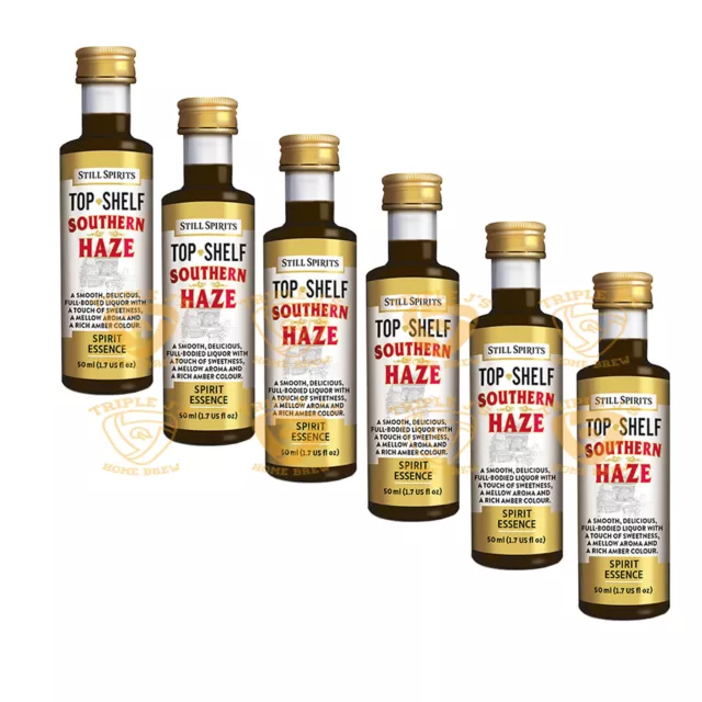 6 xStill Spirits Top Shelf Southern Haze Flavouring Essences 50ml Home Brew