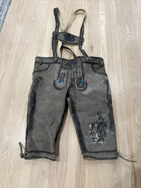 Men's Lederhosen Trachten Wear - Just Time For Oktoberfest 40 Waist