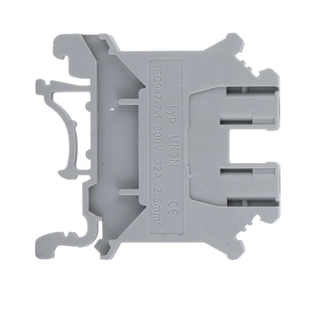 100Pcs Terminal Screw Type Copper Combination Terminals Block 800V 32A UK‑3N♡