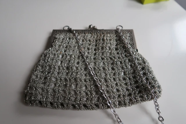 Kleine Oper Handtasche Ketten Antik Theater 20er 30er Jahre ?