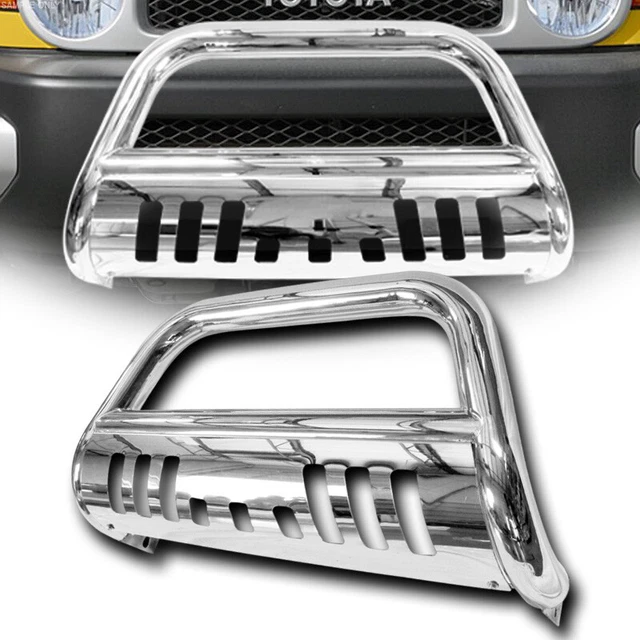 For 07-14 Toyota FJ Cruiser Chrome Bull Bar Brush Push Bumper Grill Grille Guard