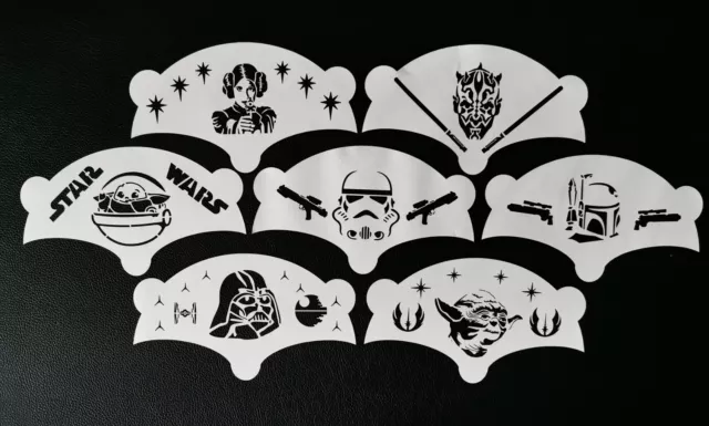 Star Wars Face Painting Stencil Set (Mylar 190)
