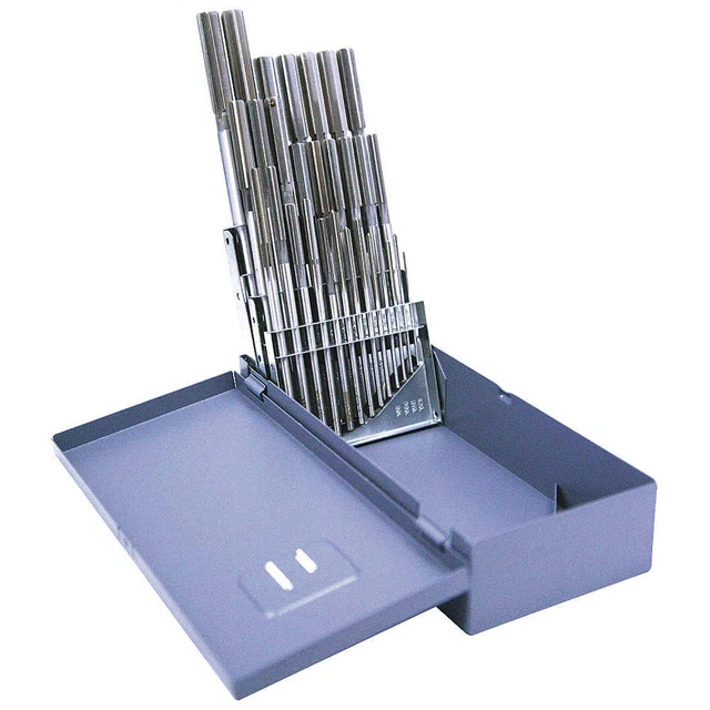 CLEVELAND C00964 Chucking Reamer Set,29 PC,1/16-1/2x64ths CLEVELAND C00964 Chucking Reamer Set,29 PC,1/16-1/2x64ths